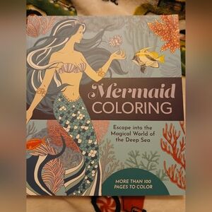 Mermaid Adult Coloring Book New Over 100 Pages To Color